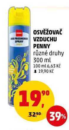 Penny Market Osvěžovač vzduchu penny, 300 ml nabídka