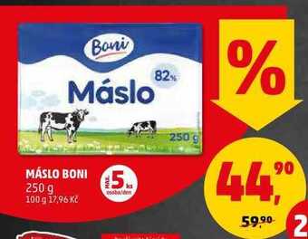 Penny Market Máslo boni, 250 g nabídka