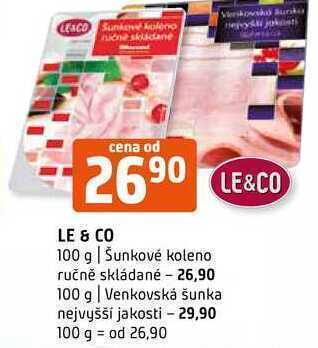 Terno Le & co 100 g nabídka