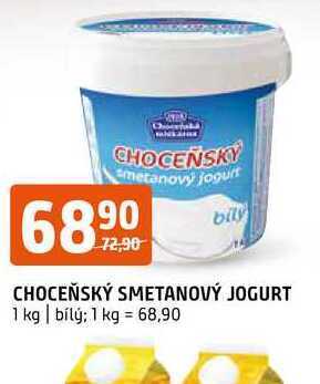 Terno Choceňský smetanový jogurt 1 kg nabídka