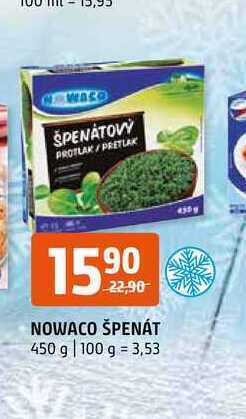 Terno Nowaco špenát 450 g nabídka