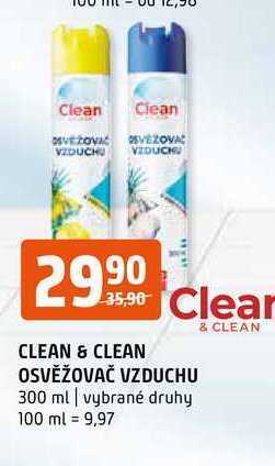 Terno Clean & clean osvěžovač vzduchu 300 ml nabídka