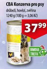 CBA Cba krmivo pro psy kousky, 1240 g nabídka