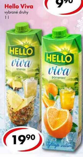 CBA Hello viva, 1 l nabídka