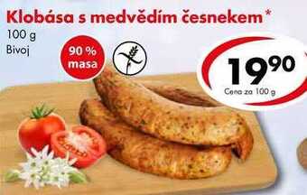 CBA Klobása s medvědím česnekem, 100 g nabídka