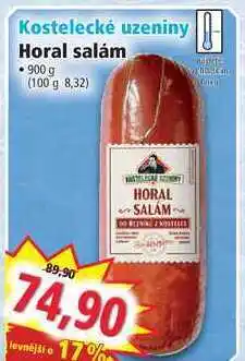 Norma Kostelecké uzeniny horal salám • 900 g nabídka