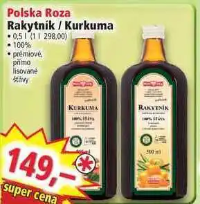 Norma Polska roza rakytník / kurkuma 0,5l nabídka