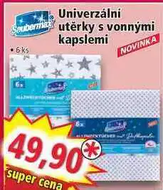 Norma Univerzální saubermax utěrky s vonnými kapslemi novinka .6 ks nabídka