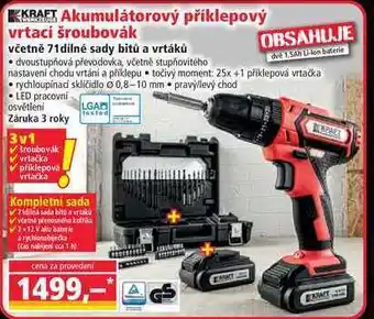 Norma Akumulátorový příklepový vrtací šroubovák nabídka