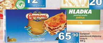 Campioni semolinové těstoviny lasagne 500 g