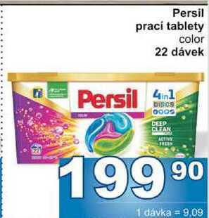 Jip Persil prací tablety color 22 dávek nabídka