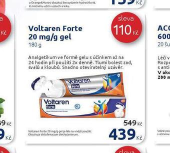 Benu Voltaren forte nabídka