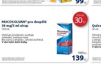Mucosolvan pro dospělé