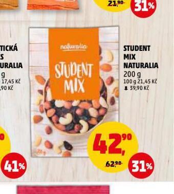 Penny Market Student mix naturalia nabídka