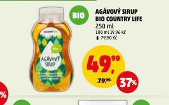 Penny Market Agávový sirup bio country life nabídka