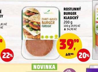 Penny Market Rostlinný burger klasický nabídka