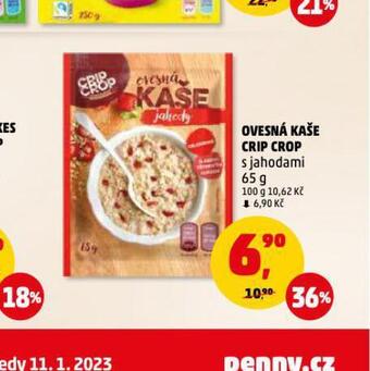 Penny Market Ovesná kaše crip crop nabídka