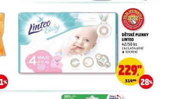 Penny Market Linteo dětské plenky nabídka