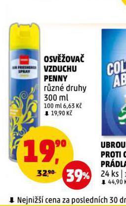 Penny Market Osvěžovač vzduchu penny nabídka