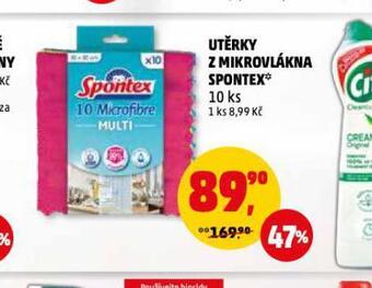 Penny Market Utěrky z mikrovlákna spontex nabídka