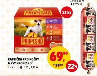 Penny Market Propesko kapsičky pro kočky nabídka