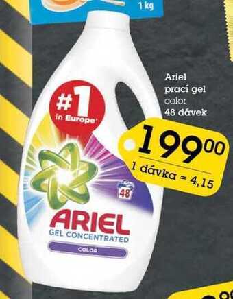 Jip Ariel prací gel color 48 dávek nabídka