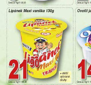 Hruška Lipánek maxi vanilka nabídka