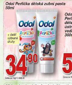 Hruška Odol perlička dětská zubní pasta nabídka