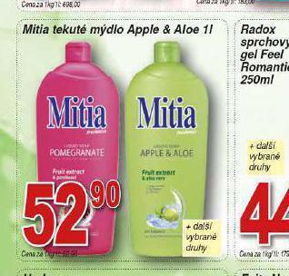 Hruška Mitia tekuté mýdlo nabídka