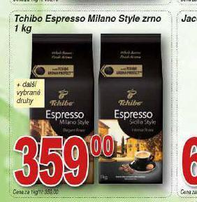 Hruška Tchibo espresso milano style zrno nabídka
