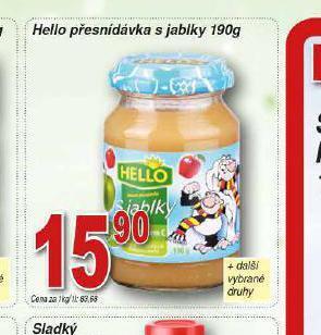 Hruška Hello přesnídávka s jablky nabídka