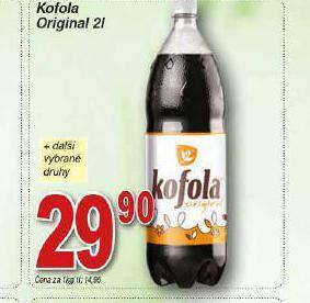 Hruška Kofola originál 2l nabídka