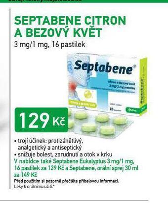 Septabene citron a bezový květ