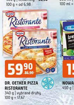 Terno Dr. oetker pizza ristorante nabídka