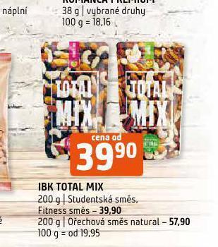 Terno Ibk total mix ořechová směs natural nabídka