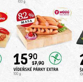 Terno Vídeňské párky extra nabídka