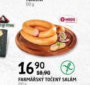 Terno Farmářský točený salám nabídka