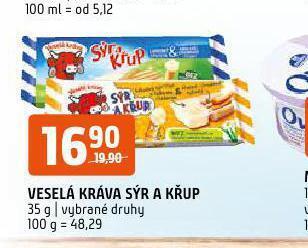 Terno Veselá kráva sýr a křup nabídka