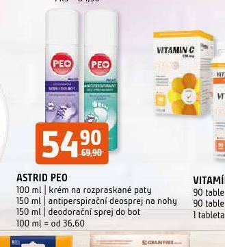 Terno Astrid peo antiperspirační deosprej na nohy nabídka