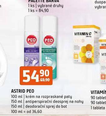 Terno Astrid peo deodoranční sprej do bot nabídka
