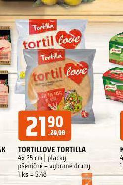 Terno Tortillove tortilla nabídka