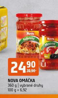 Terno Nova omáčka nabídka