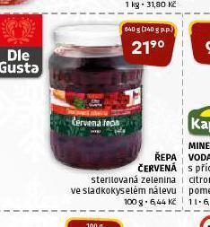 Terno Řepa červená nabídka