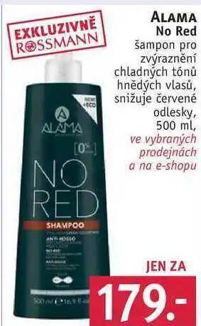 Rossmann Alama no red šampon, 500 ml nabídka