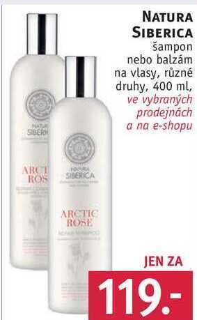 Rossmann Natura siberica šampon na vlasy, 400 ml nabídka