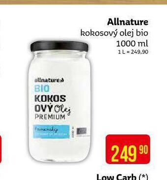 Teta Allnature kokosový olej bio nabídka