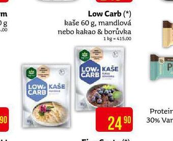 Teta Low carb kaše nabídka
