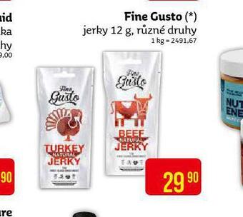 Teta Fine gusto jerky nabídka