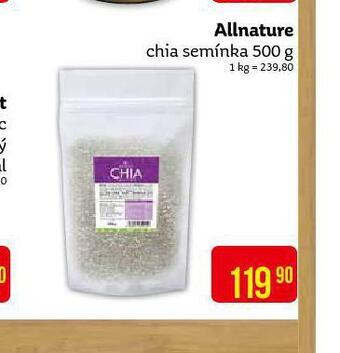 Teta Allnature chia semínka nabídka