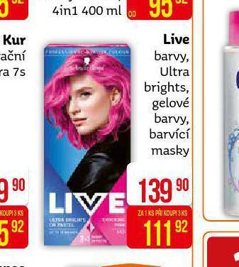 Teta Live barvy na vlasy nabídka
